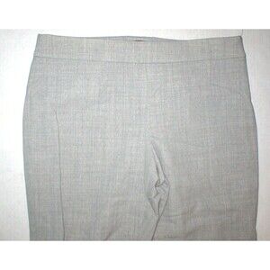Womens Worth New York NWT $428 14 Dove Doubleface Jac Pant Wool Light Gray Work